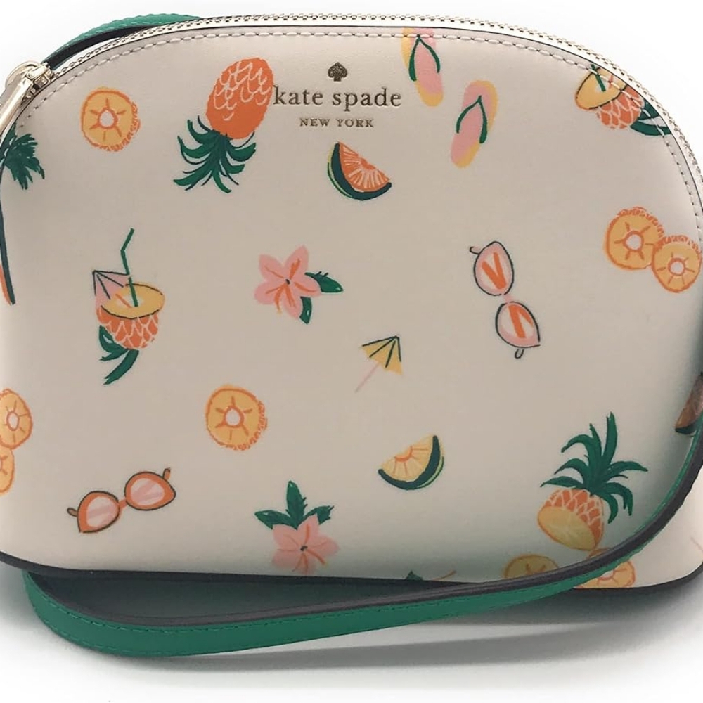KATE SPADE Pineapple Small Dome Crossbody Purse Bag